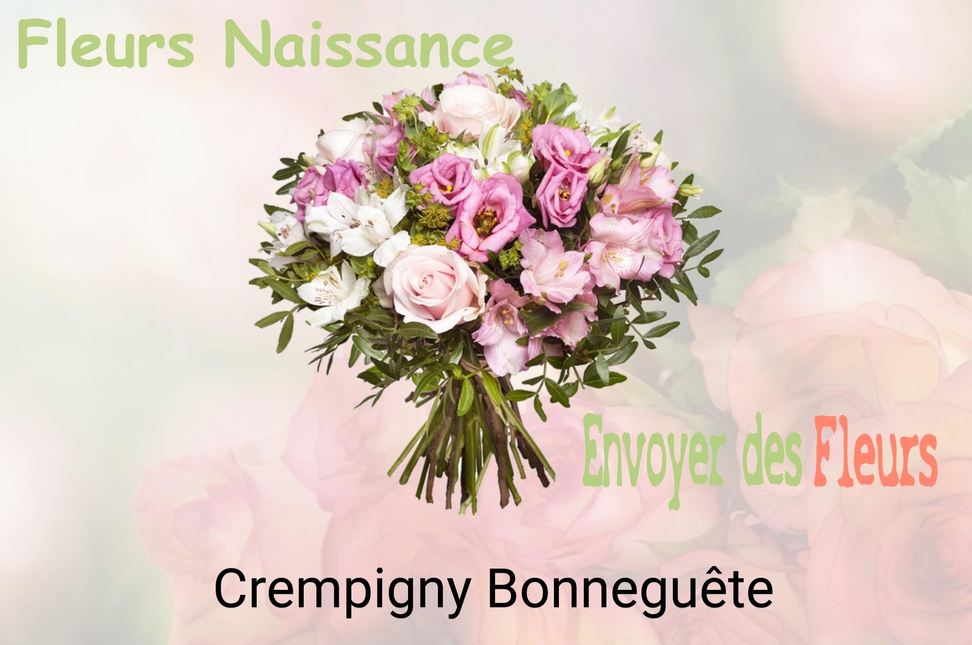 Bouquet de fleurs de naissance livré à Crempigny-Bonneguête